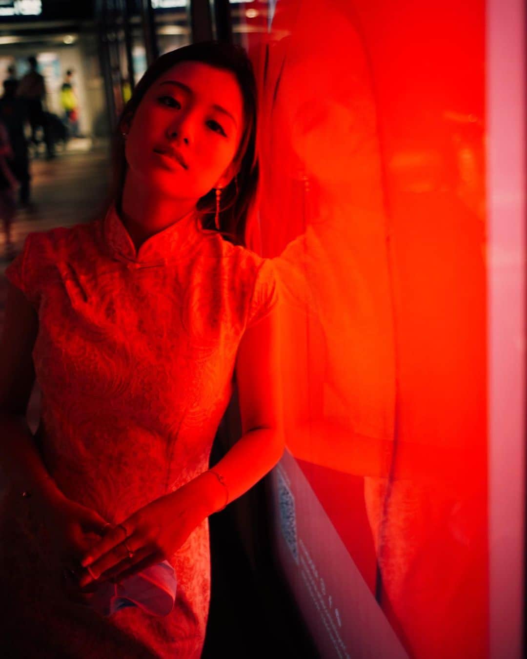 馬曉晴さんのインスタグラム写真 - (馬曉晴Instagram)「𝐌𝐨𝐨𝐝 𝐬𝐡𝐨𝐭𝐬 ☁️ #旗袍」9月6日 14時48分 - maisyma1999