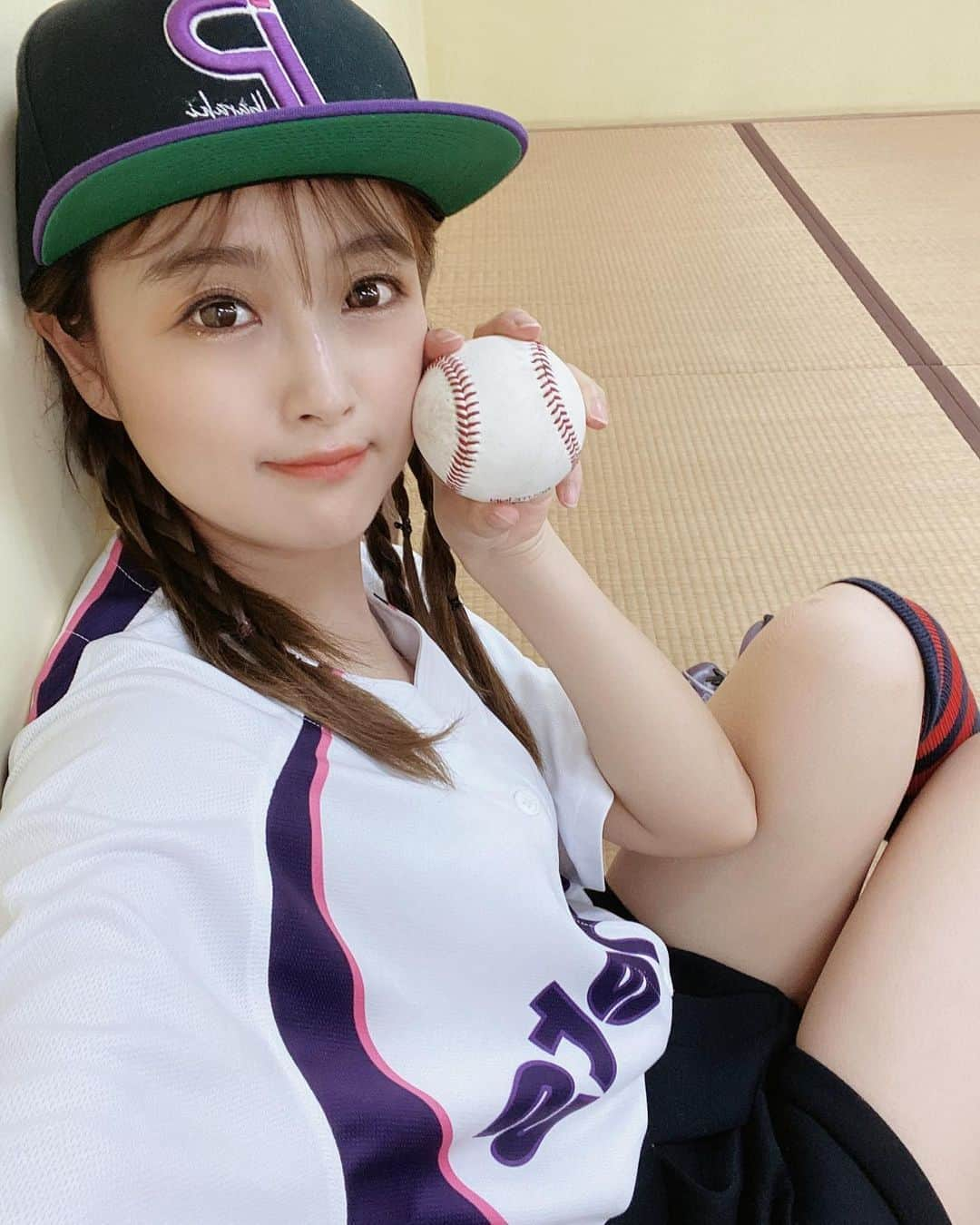 鈴木奈々さんのインスタグラム写真 - (鈴木奈々Instagram)「野球選手の皆さん、 すごくカッコ良かったです♡ 今度は旦那さんとデートで観戦に行きたいなぁ🥰 #野球観戦  #茨城アストロプラネッツ  #vs #神奈川フューチャードリームス」9月6日 22時30分 - nana_suzuki79