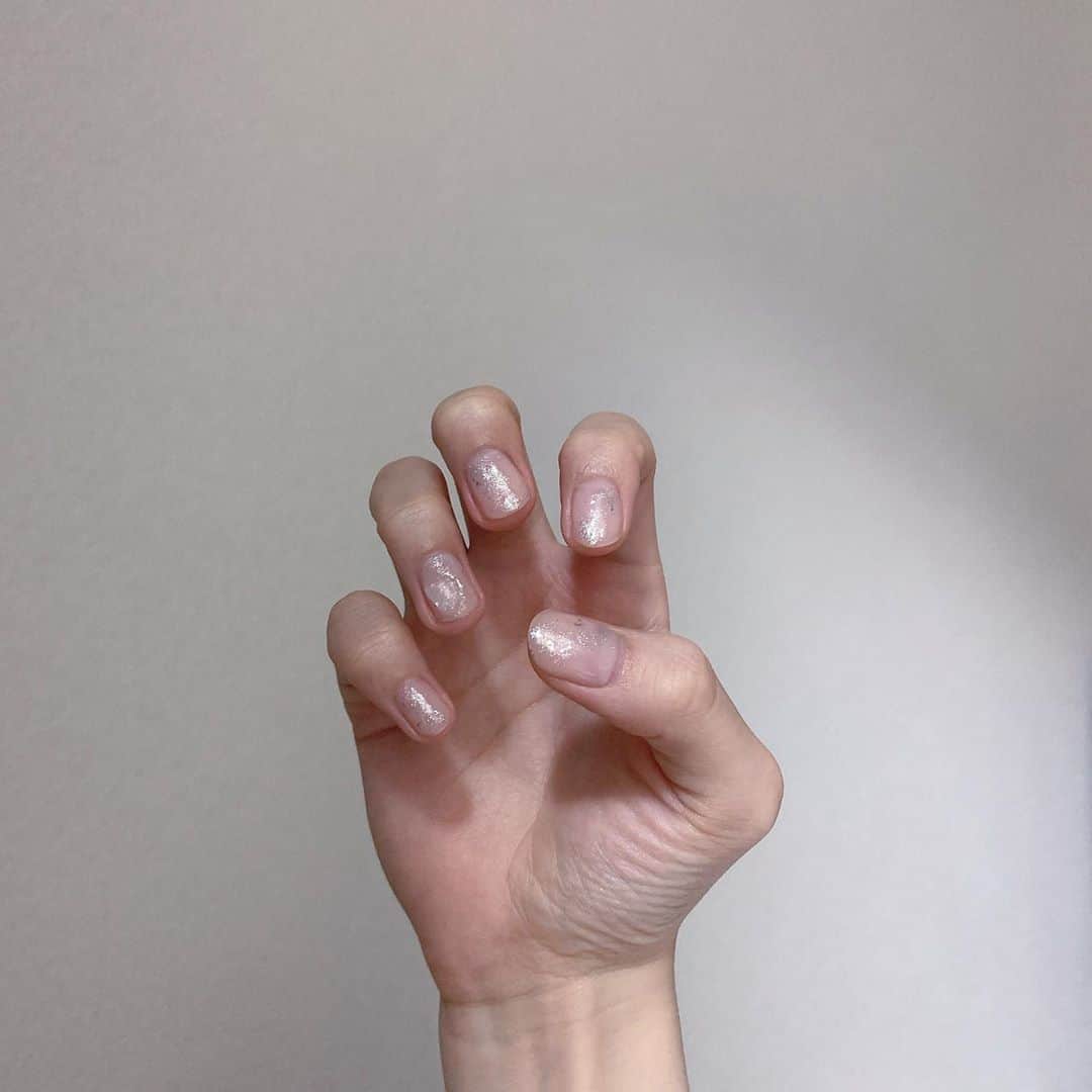 田村響華のインスタグラム：「お久しぶりのジェルネイル」