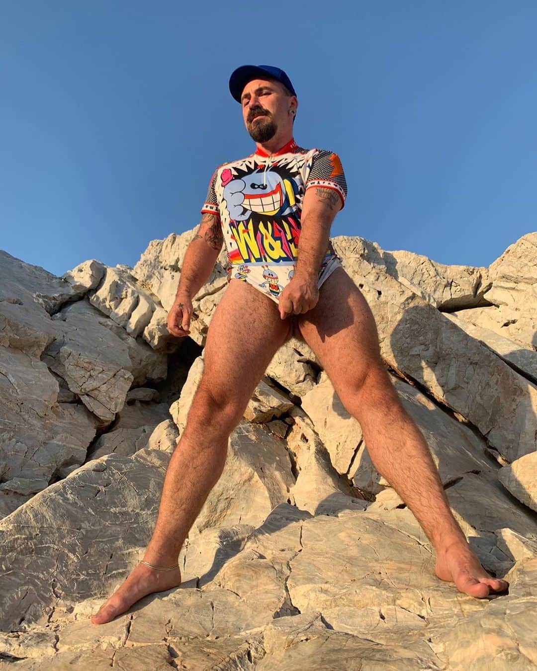 ジャンポールレスパナールのインスタグラム：「. While packing to Athens, I grabbed this W&LT t-shirt with the goal to make a great fun sexy pic and share my admiration love and support to Walter. Just like a very cool Instagram post you know...... But then.....!  I didn’t know what would happen here. As soon it took off, this trip reached a life changing experience . So much love coming out from this place, Mourning my father, Connecting ideas, Having epiphanies, New encounters, New people in my life, Finding lost friends, Concrete Graffito Plants Art and Beauty everywhere... Felt like greek gods were watching us. KISS THE FUTURE!!! For ever! Thank you @waltervanbeirendonckofficial! . . . . . . Pic by @aimiliosarapoglou ♥️」