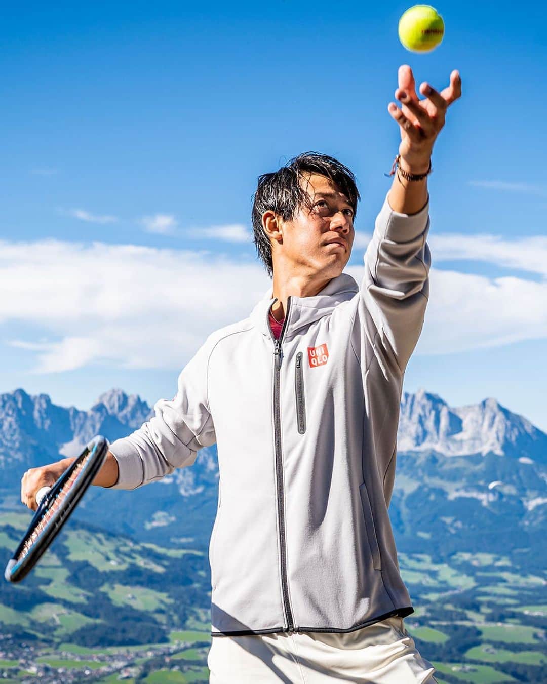 ATP World Tourさんのインスタグラム写真 - (ATP World TourInstagram)「Meanwhile in Europe...  After 12 months out, 🇯🇵 @keinishikori returns to the #ATPTour! 💪  @generaliopen #atpkitz #generaliopen #nishikori」9月6日 19時08分 - atptour