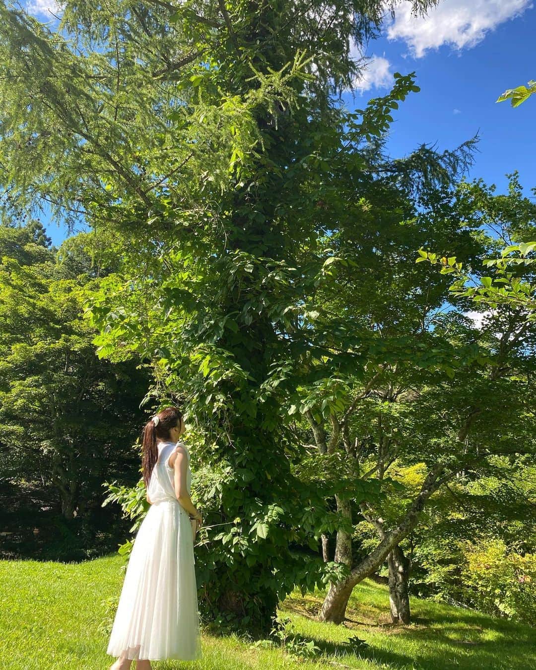 鈴木楓恋さんのインスタグラム写真 - (鈴木楓恋Instagram)「𓂃◌𓈒𓐍 とっても大きな木でジャックと豆の木みたいだった〜」9月6日 19時56分 - _karendayo_