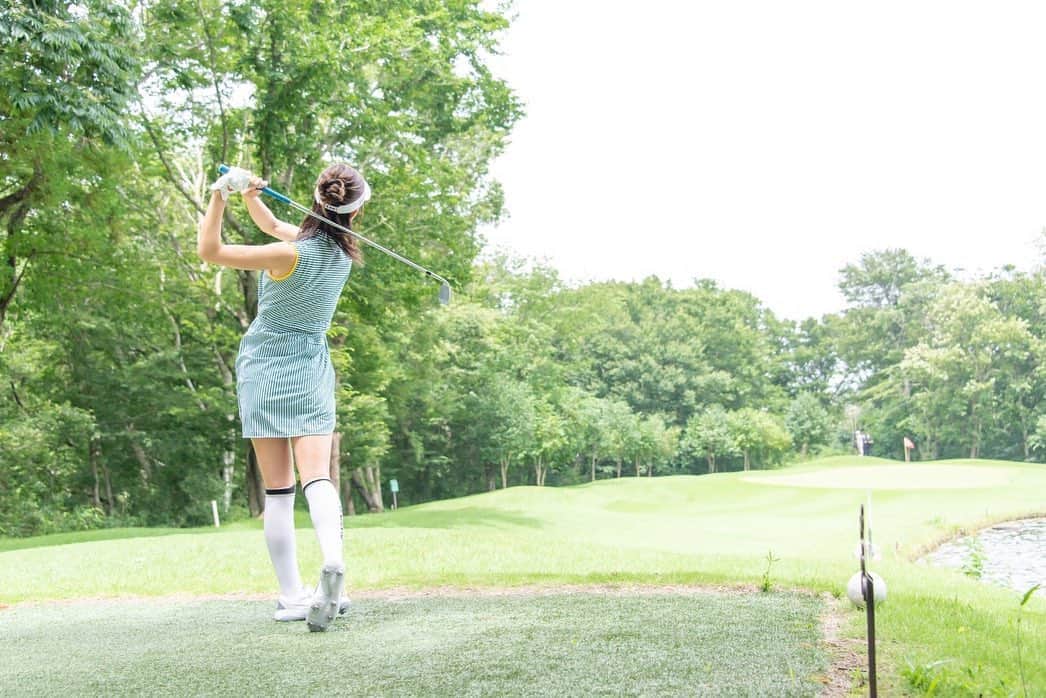 米澤有さんのインスタグラム写真 - (米澤有Instagram)「また次回もお楽しみに〜☺️  #ゴルフ女子ヒロインバトル #bs12トゥエルビ #archivio #アルチビオ #golf #golfwear #swing #米澤有 #yuyonezawa #また来週♡」9月6日 20時12分 - yu.u.yonezawa