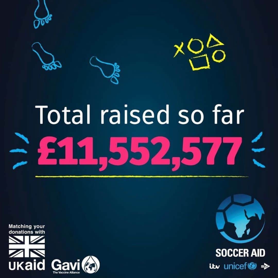 F2Freestylersのインスタグラム：「Congratulations to all involved making @socceraid for @unicef_uk the incredible event it has been this year amongst so much uncertainty.  We’re truly blessed and grateful to be involved in the process and witness the hard work that goes on behind the scenes of SoccerAid. Please keep donating where possible. 💙🌍」