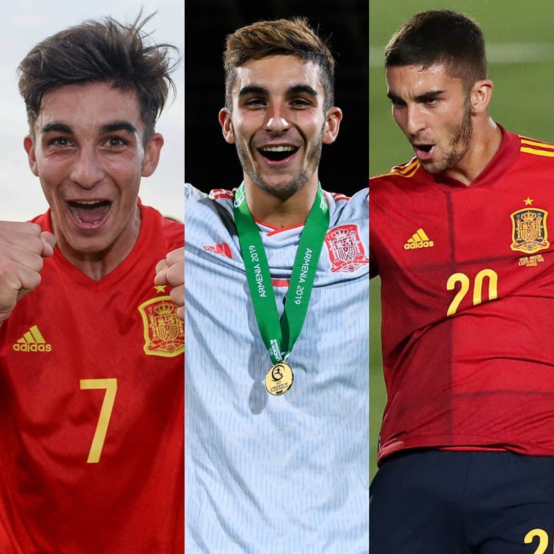 UEFA.comのインスタグラム：「🙌 Ferran Torres 🙌  2017 - wins #U17EURO 🏆 2019 - wins #U19EURO, scored both goals in final 🏆 2020 - gets first senior 🇪🇸 goal ⚽  #NationsLeague」