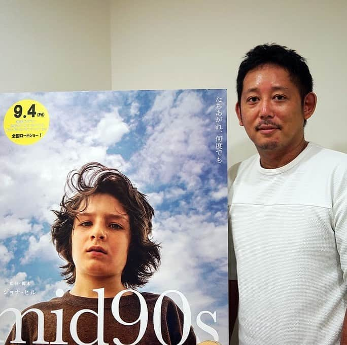 入江悠さんのインスタグラム写真 - (入江悠Instagram)「勝手に応援してる映画『mid90s』 （最高の映画！）  計1時間ほどジョナ・ヒルさんと話させてもらいました。  今年はいろいろ大変な年だけど、ジョナ・ヒルさんと映画の話をできたことは一生の思い出。」9月6日 22時40分 - u_irie