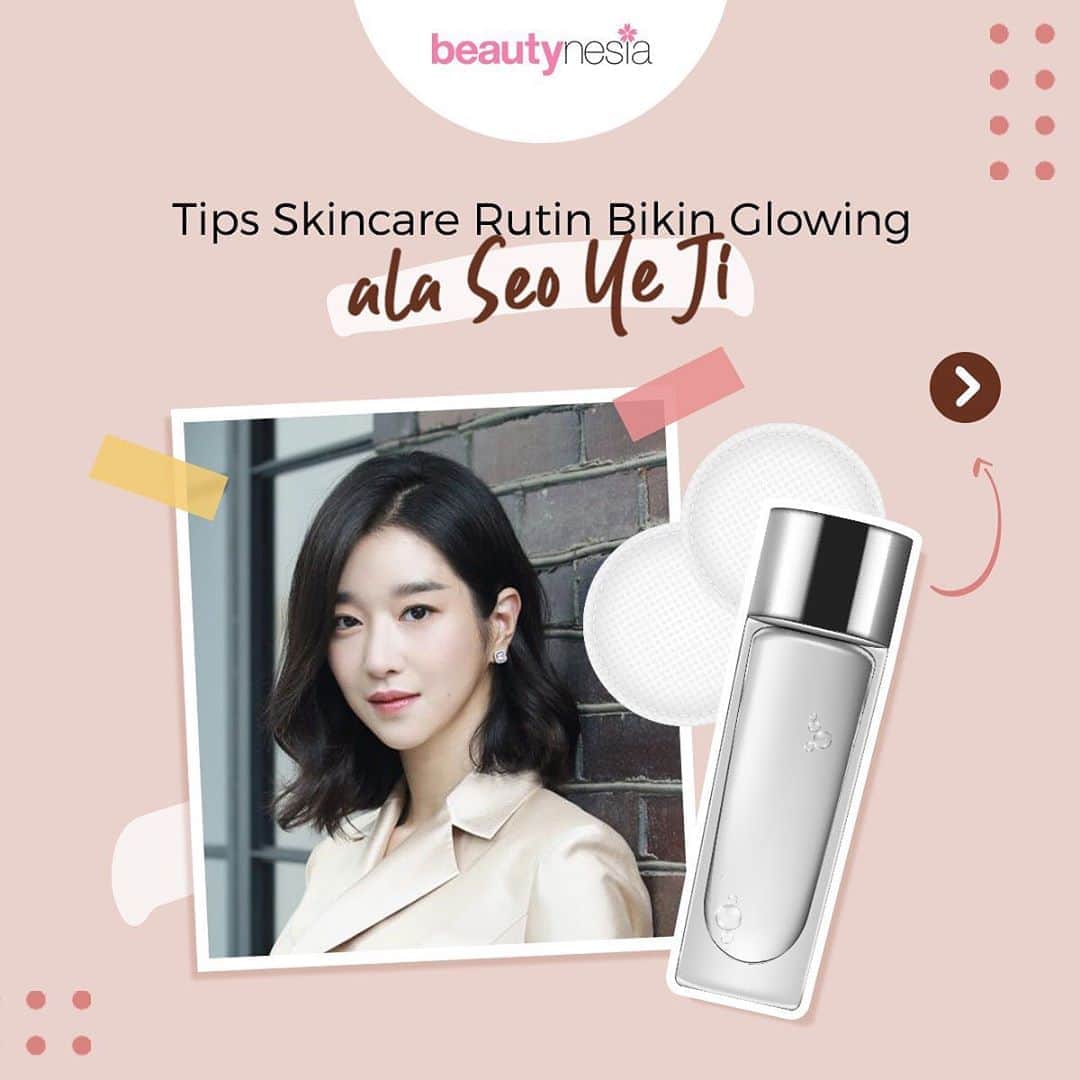 のインスタグラム：「Pasti kamu udah gak asing lagi dengan aktrs korea Seo Ye Ji kan 🥰? Dibalik kulit cantik indah dan glowing nya ternyata Seo Ye Ji juga punya beberapa tips skincare rutin lho. Salah satunya metode Chizu Saeki, yaitu metode skincare menggunakan kapas dan toner sebagai masker yang ditempel pada wajah selama beberapa menit. Fungsinya agar menjaga kulit wajah tetap terhidrasi✨✨. ⁣ ⁣ Diantara tips ini mana yang sering kamu lakukan nih Beautynesian 😁😍?⁣ ⁣ #BeautynesiaID #Beautynesia #Skincareroutine #SeoYeJi #SkincareKorea #Chizusaeki #koreanskincare #drakor #itsokaynottobeokay」