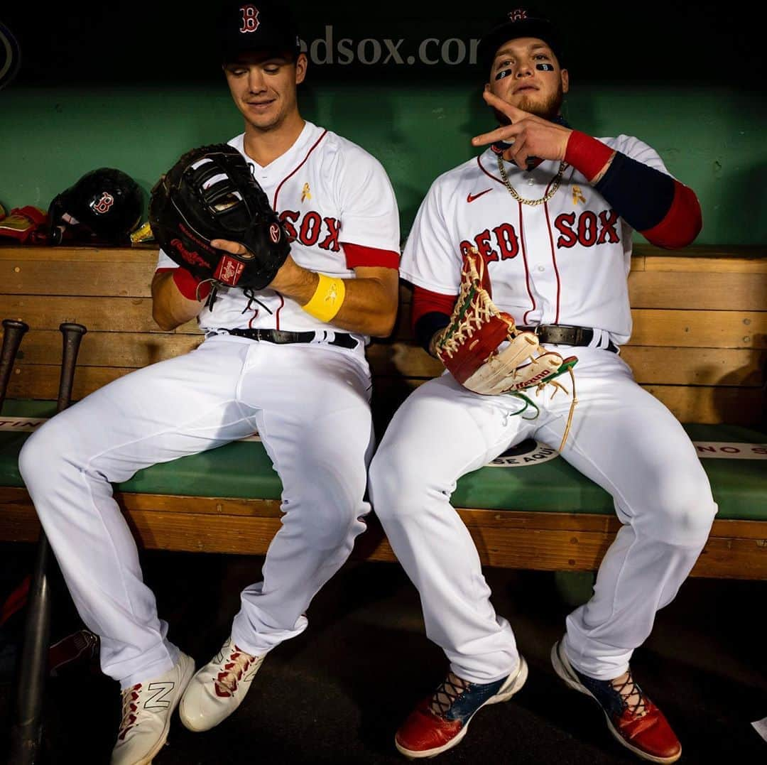 ボストン・レッドソックスさんのインスタグラム写真 - (ボストン・レッドソックスInstagram)「Dugout Dugie」9月7日 2時18分 - redsox