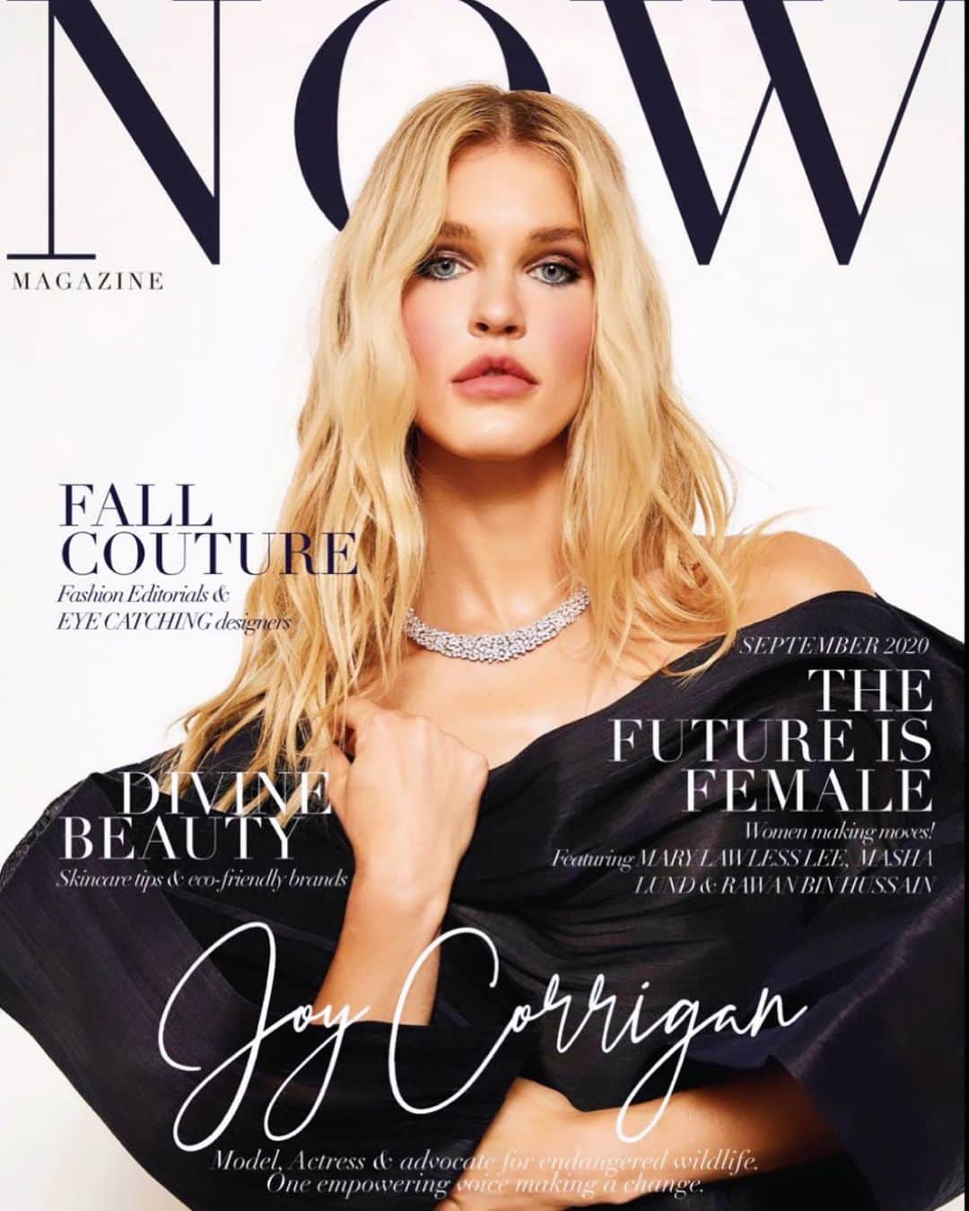 Joy Corriganのインスタグラム：「Check out my cover story and interview speaking about my career and how I started @nakedspecies with @nowmagazinela 📸 @matt_shouse 💇🏼‍♀️@grahamnation 💄@joelstylst」