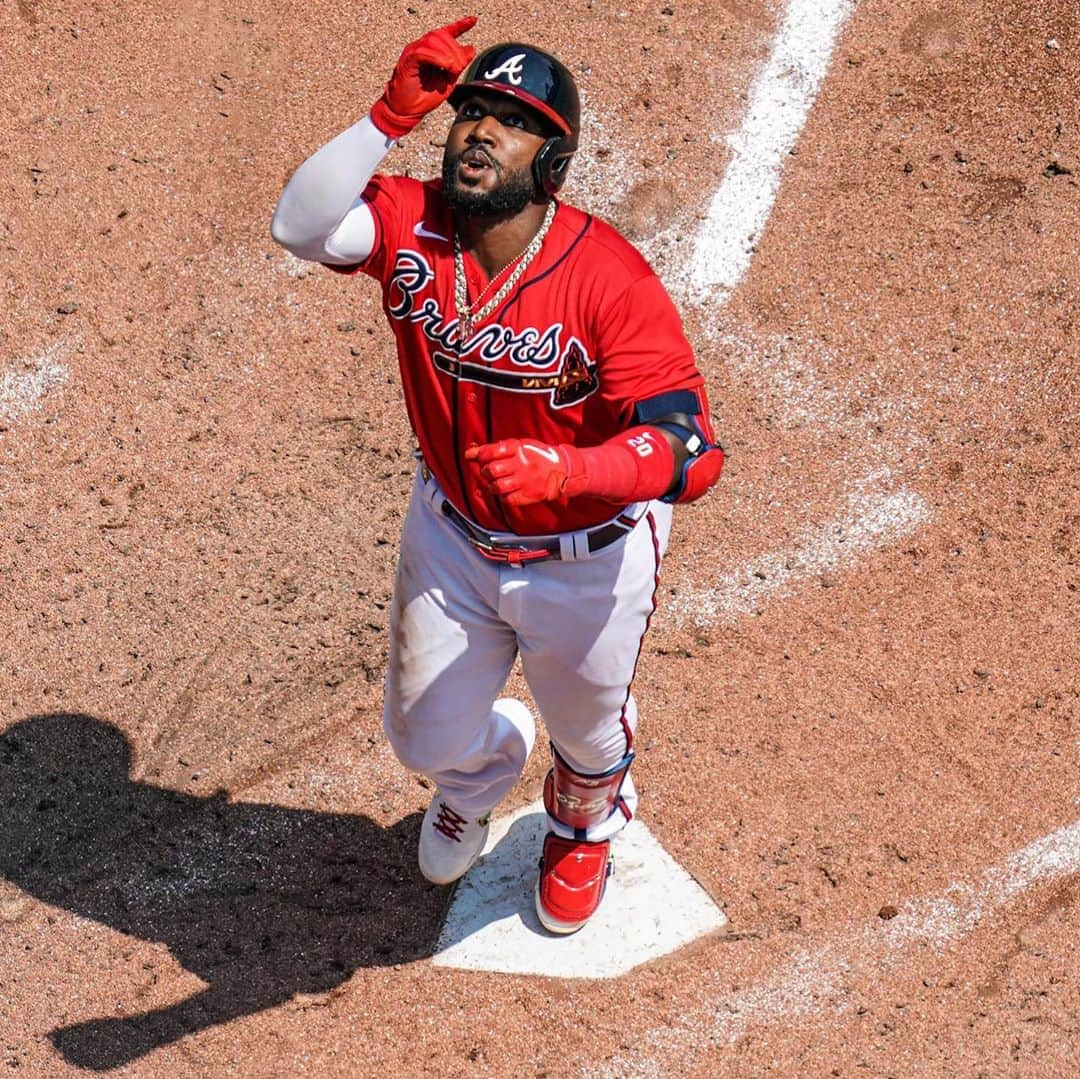 アトランタ・ブレーブスさんのインスタグラム写真 - (アトランタ・ブレーブスInstagram)「@thebigbear13ozuna is really good at baseball.」9月7日 5時21分 - braves