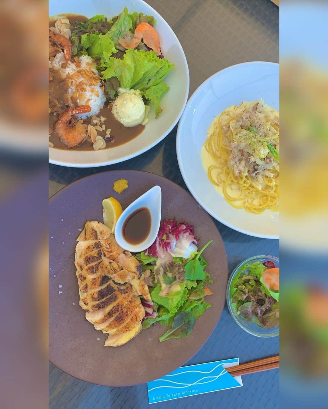 HARUKAさんのインスタグラム写真 - (HARUKAInstagram)「L'isola Terrace Amakusa🏖 秋晴れに最高のロケーション🥺 ご飯も美味しかった🍽 お決まりの塩パンも買って😇  👉@lisolaterraceamakusa   この隣にも何かできてた🤔 mio camino AMAKUSAだって❤️ バーベキューもできるって話😍 ボルダリングもできるって😳😳 レンタサイクルもある🥺 改めて遊び行きたぁーーい😍 絶対いこっ❤️ 👉@miocamino_amakusa   #熊本 #天草 #上天草 #リゾラテラス天草 #海 #秋 #熊本グルメ #熊本ランチ #kumamoto #amakusa #japan」10月6日 10時02分 - haruka_o8o4