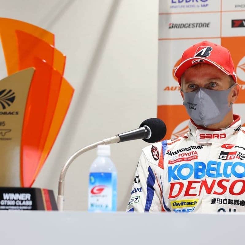 ヘイキ・コバライネンのインスタグラム：「Super GT 2020 Series Round 5 Fuji Speedway #SuperGT #Toyota」