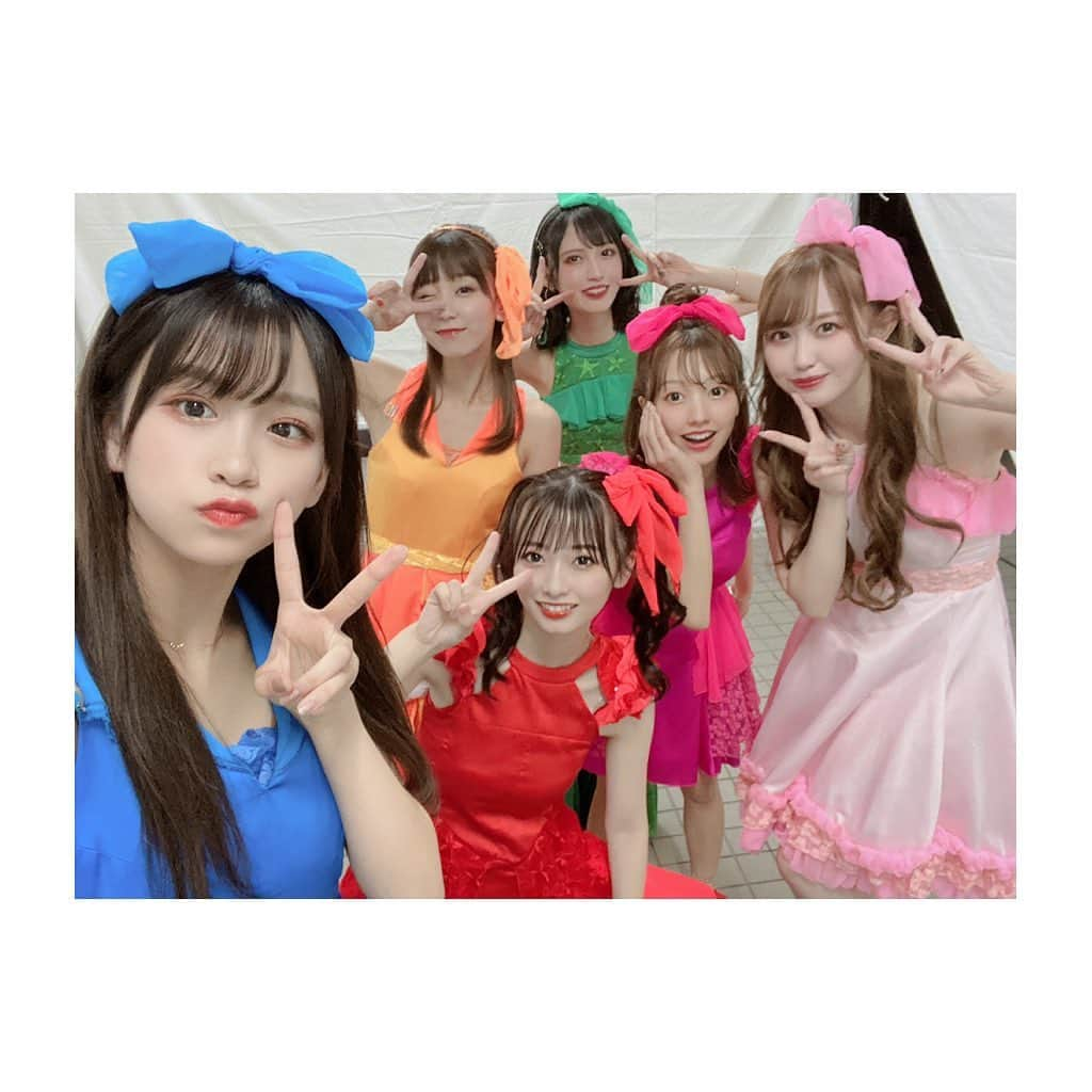 吉川千愛のインスタグラム：「カラフル〜🌈  #LinQ #吉川千愛 #こんにちあ #あいんちゅ #TIF」