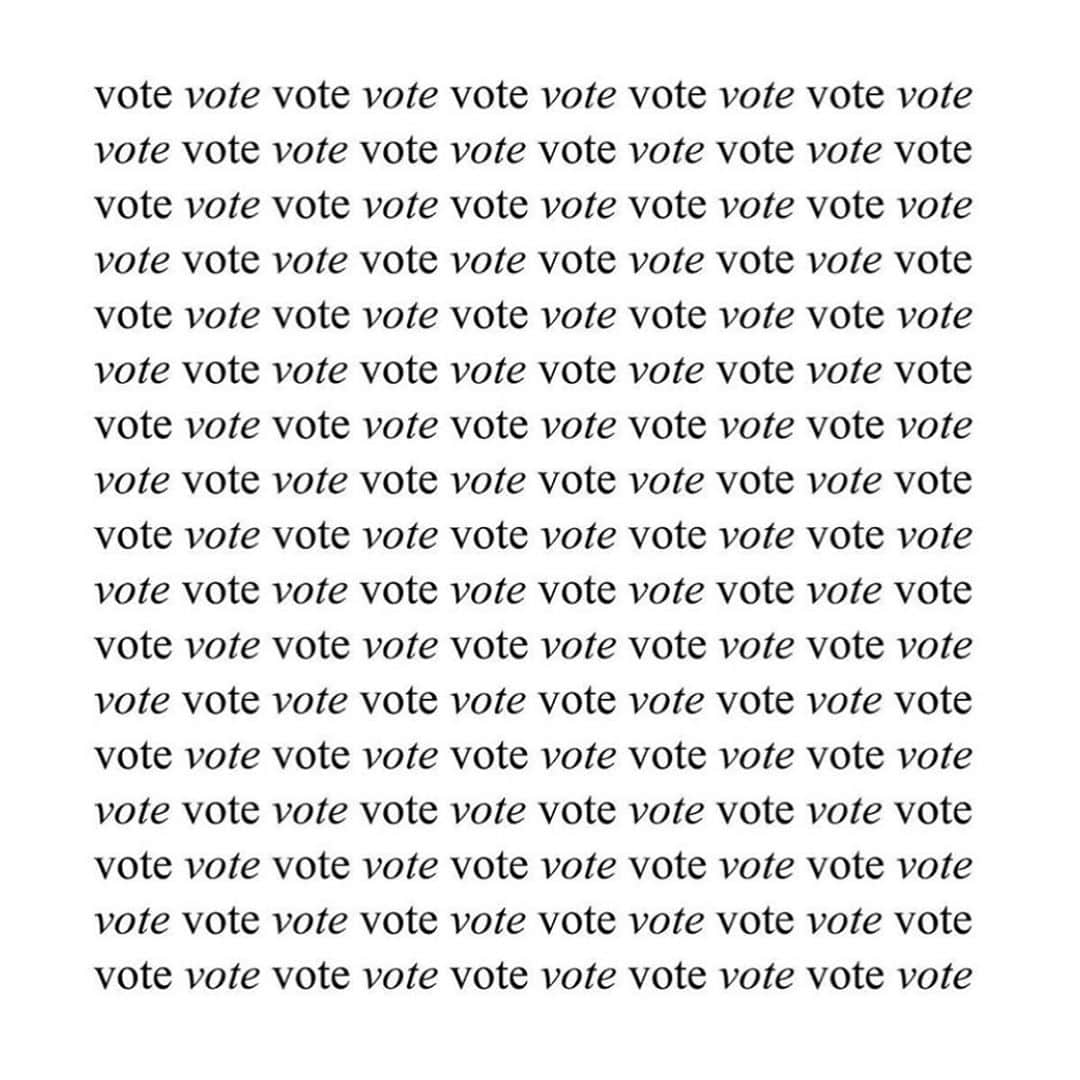 のインスタグラム：「TODAY IS THE DEADLINE TO REGISTER TO VOTE IN 13 STATES!!!! Your voice... your choice... YOUR VOTE MATTERS! Visit the link in my profile to register to vote or to check if you have been registered!!! #VOTE」