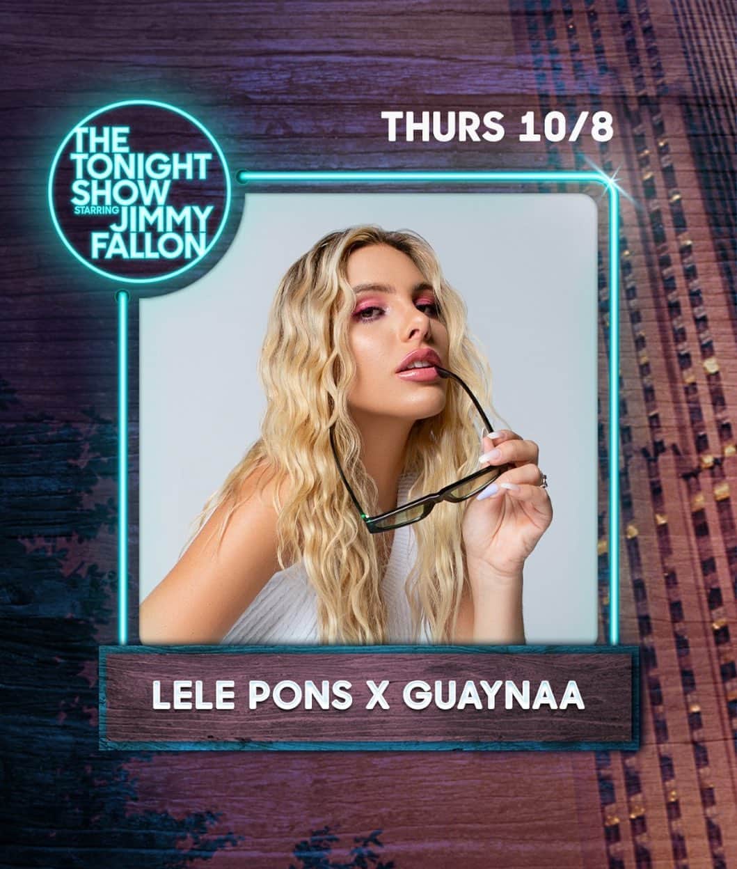 Leleponsさんのインスタグラム写真 - (LeleponsInstagram)「THIS THURSDAY!!! AHHHH Can’t believe I’m gonna be performing “Se Te Nota” on @fallontonight 🙏🏼🙏🏼❤️SO GRATEFUL FOR THIS OPPORTUNITY !! @guaynaa」10月6日 4時15分 - lelepons