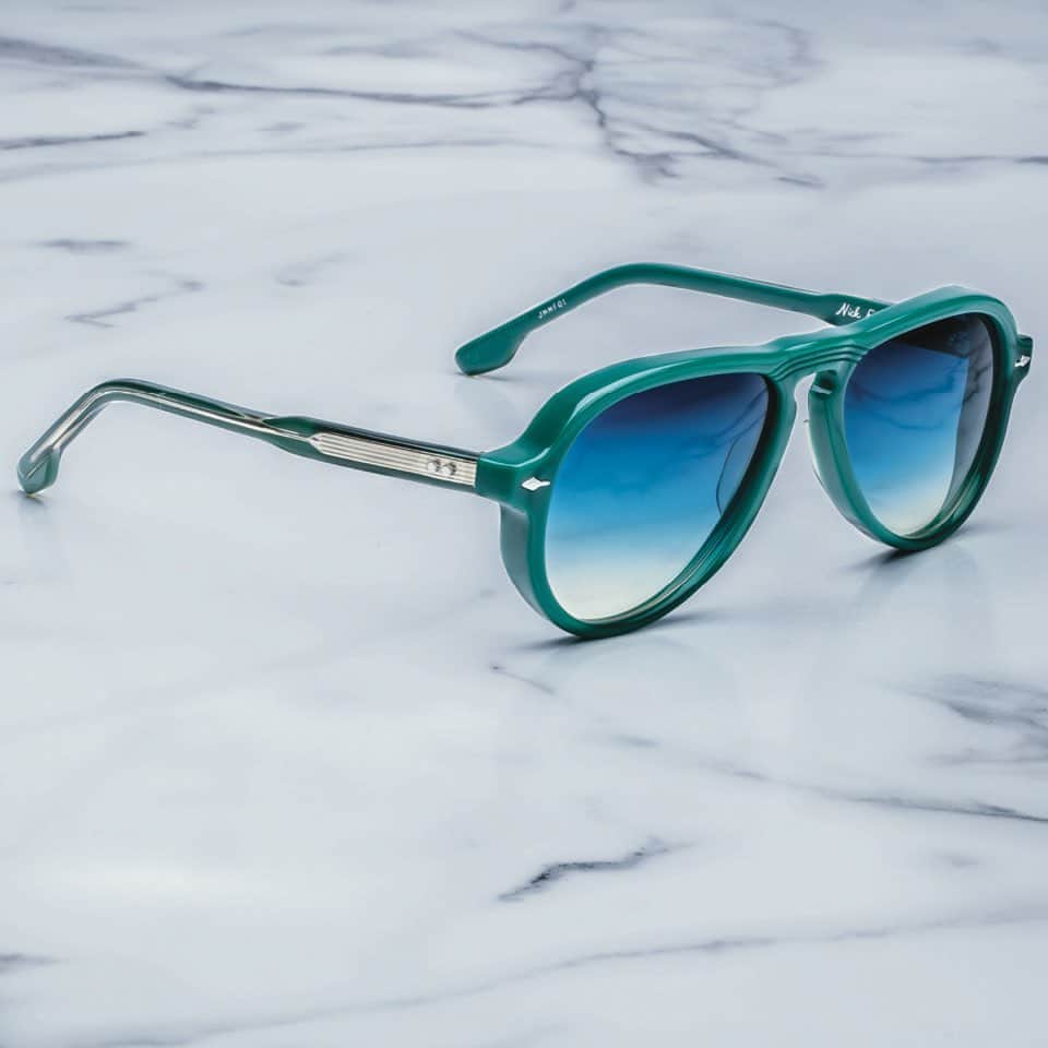 Nick Fouquetのインスタグラム：「Introducing the P.C.H 🌴  Im so grateful and proud to have collaborated with a friend, mentor and eyewear master. The PCH frames embody the essence of Los Angeles coast living in these gradient lenses... these 2 styles remind me of the sunrise and sunset I see every morning on my way to work.   Classic acetate aviator with a California twist  Keep on keepin on  N」