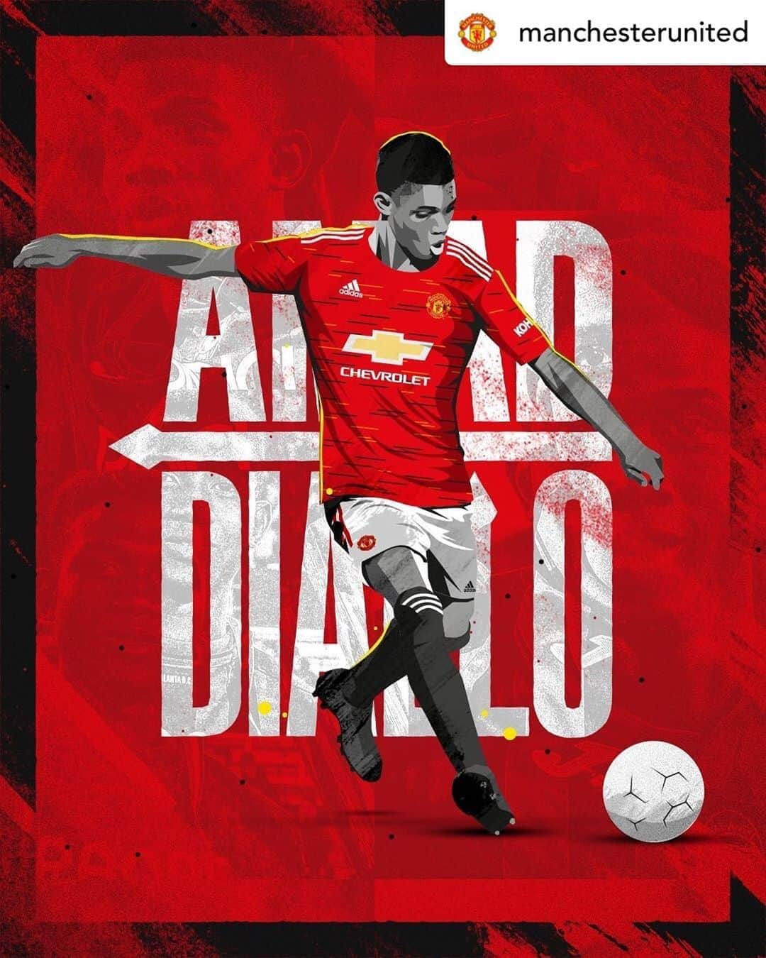 プレミアリーグさんのインスタグラム写真 - (プレミアリーグInstagram)「Coming 🔜, Man Utd fans 🔴  #Repost • @manchesterunited  👋 We have reached an agreement with Atalanta for the future transfer of #AmadDiallo, subject to a medical, personal terms and work permit.」10月6日 5時30分 - premierleague