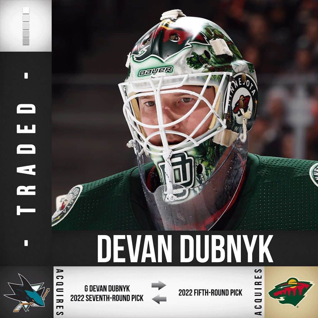 NHLさんのインスタグラム写真 - (NHLInstagram)「First Ryan Donato and now Devan Dubnyk: The @sanjosesharks and @minnesotawild are getting down to business today! 🔄」10月6日 6時22分 - nhl