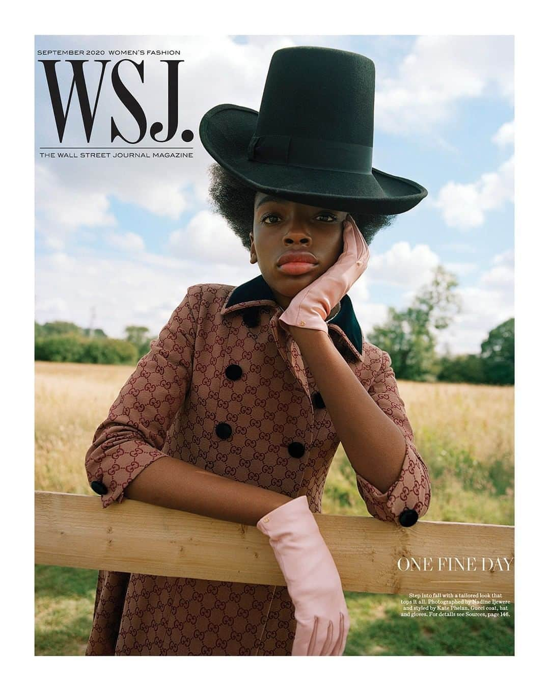 グッチさんのインスタグラム写真 - (グッチInstagram)「A #GucciFW20 look featuring a GG double-breasted dress coat with velvet details and an oversize hat appear in @wsjmag’s latest issue. Photography by @nadineijewere and styling by @kphelan123. #AlessandroMichele #GucciEditorials @alessandro_michele」10月6日 7時00分 - gucci