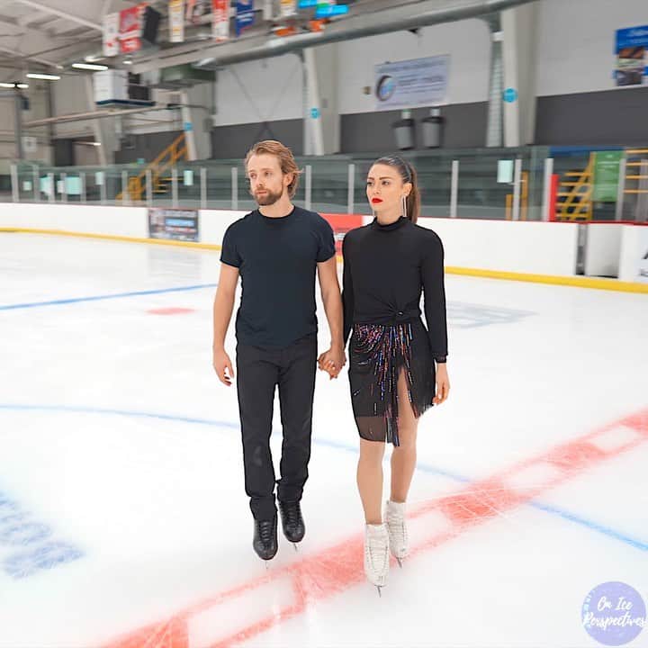 ケイトリン・ホワイエクのインスタグラム：「🖤 of glass. . Our FD this year. Can’t wait for you all to see this as the season goes on.  . . @oniceperspectives @iceacademyofmontreal #hawayekbaker #figureskating #icedance #freedance #teamusa #iceskating #usfigureskating」