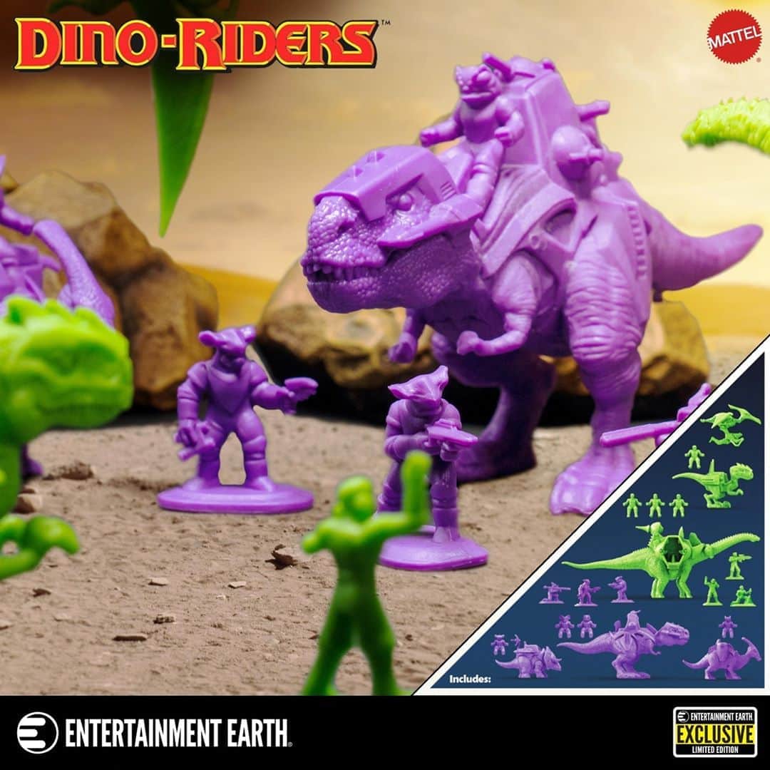 Mattelさんのインスタグラム写真 - (MattelInstagram)「Harness the Power of Dinosaurs™ with Dino-Riders™! Get them at @entearth now.」10月2日 5時00分 - mattel