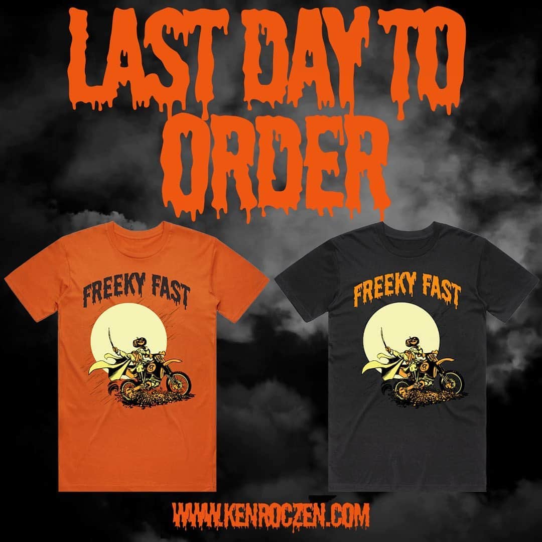 ケン・ロックゼンのインスタグラム：「Order yours before it’s too late! 👻  XS is now available 🎃  Limited time sale ENDS TONIGHT at MIDNIGHT PST.   LINK IN BIO」