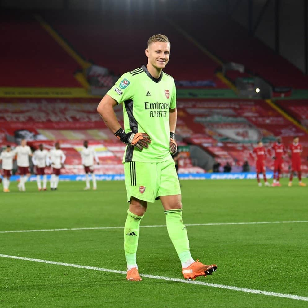 アーセナルFCさんのインスタグラム写真 - (アーセナルFCInstagram)「Our No. 1 👏  #arsenal #Leno #CarabaoCup」10月2日 6時28分 - arsenal