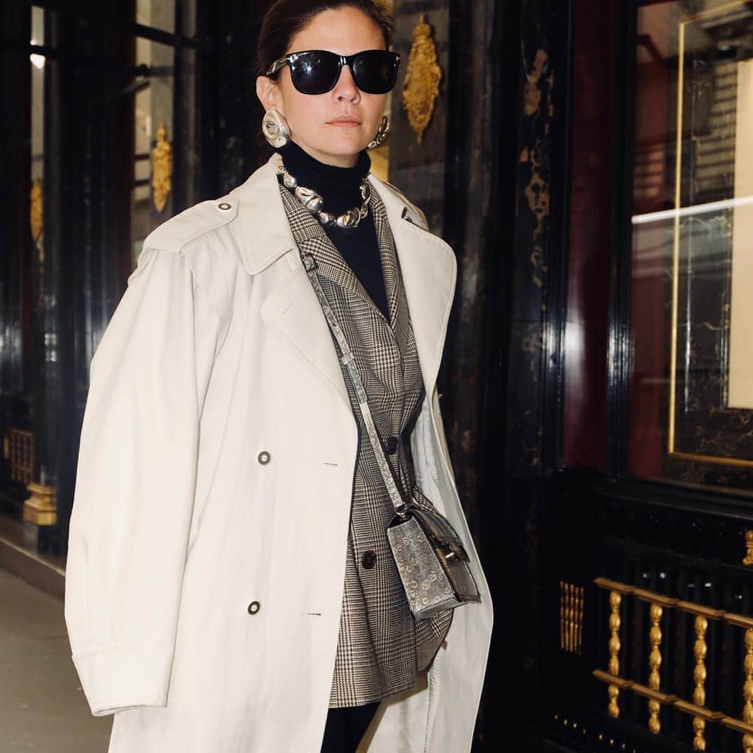 Monica Sordoのインスタグラム：「Not in Paris (TBT) 🙃 but about to launch while showing digitally with our second family @si.collective 🤍 for enquires please email crystal@si-collective.com 📸 @succostudio」