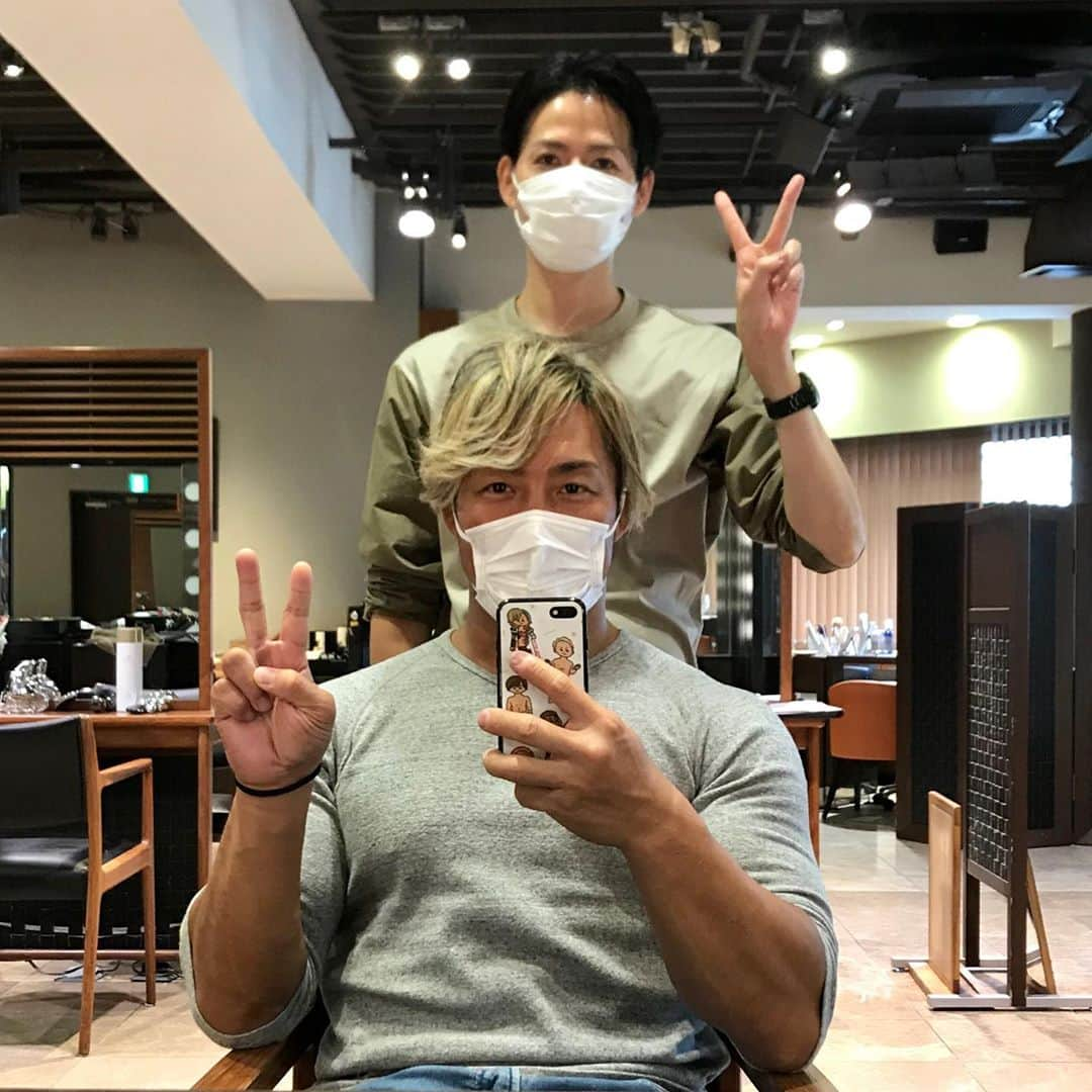 棚橋弘至さんのインスタグラム写真 - (棚橋弘至Instagram)「9/29 後楽園ホール大会のとき。 #hairstyle」10月2日 8時48分 - hiroshi_tanahashi