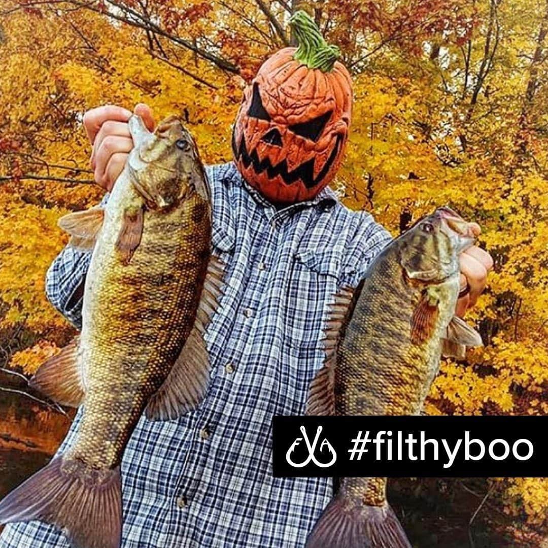 Filthy Anglers™さんのインスタグラム写真 - (Filthy Anglers™Instagram)「It’s October, you know what that means...pumpkin flavored everything! Kidding, it’s my favorite time of the year, it’s time for our #filthyboo costume/pumpkin carving contest. We want to see what you can do! $100 Filthy gift card to the best costume, with a fish in hand, then $50 Filthy gift card to the best pumpkin carving (bonus points if it’s Filthy themed.) make sure you use #FILTHYBOO also do yourself a favor and search #filthyboo we’ve had some good ones over the years! Winner will be picked Halloween night at 11PM EST - www.filthyanglers.com Photo credits @hair_jig_kid @davekonieczko @briezziee @frankyank33 #fishing #bassfishing #halloween #scary #michaelmyers #angler #momsterbass #costume #bestcostume #outdoors #catchandrelease #filthyanglers #teamfilthy」10月2日 9時28分 - filthyanglers