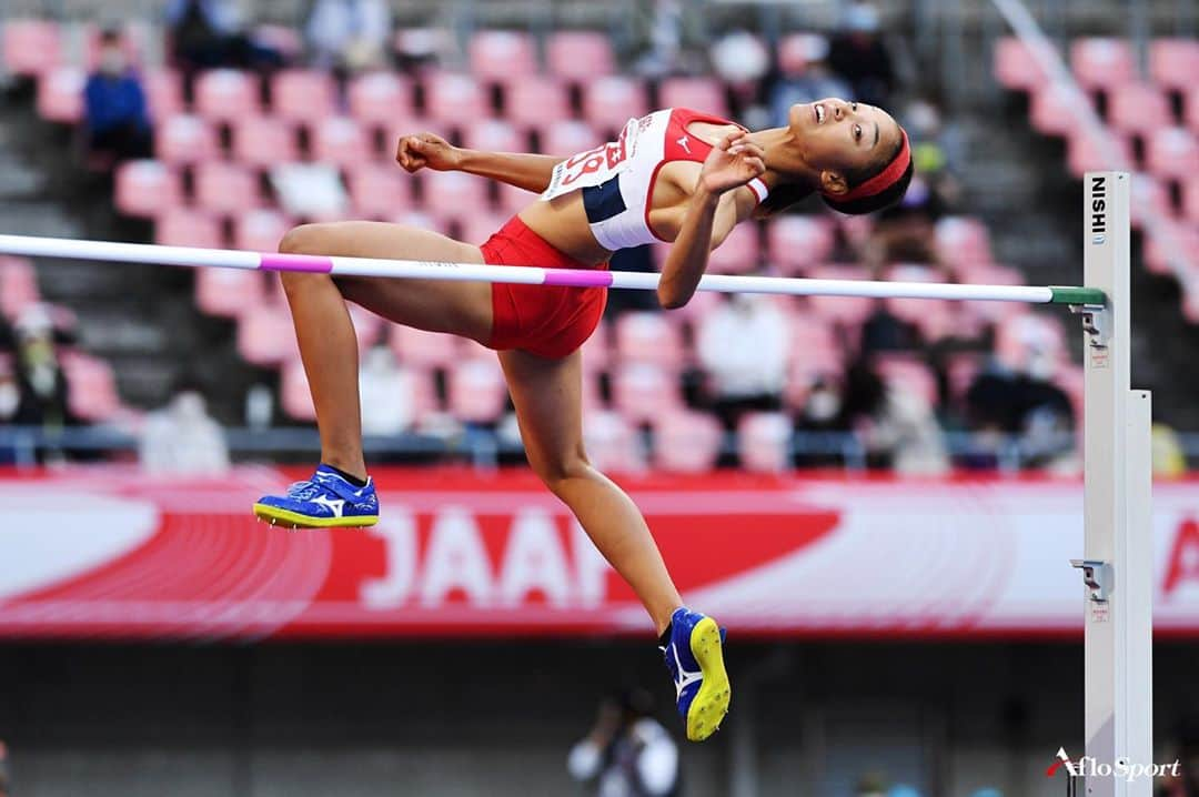 アフロスポーツさんのインスタグラム写真 - (アフロスポーツInstagram)「#津田シェリアイ  Photo: @kenjiromatsuo.aflosport   The 104th Japan Track & Field National Championships at Denka Big Swan Stadium in Niigata, Japan. Japan.  #athletics #trackandfield #highjump #陸上 #走高跳 #ナンバーワンしかいらない」10月2日 11時32分 - aflosport