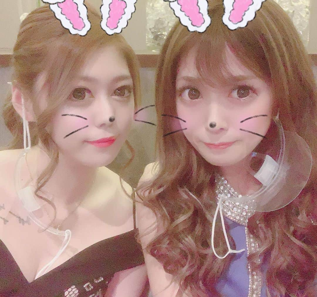 うららのインスタグラム：「・ ・ ・ 今日わ盛れない日でふ アプリでごめんなさい😈 ・ @vellugue_urara_official  @vellugue_keiyo  @__mimi925  #西船橋#ヴェルージュ #キャバクラ#キャバ嬢 #船橋#錦糸町#上野 #歌舞伎町#新宿」