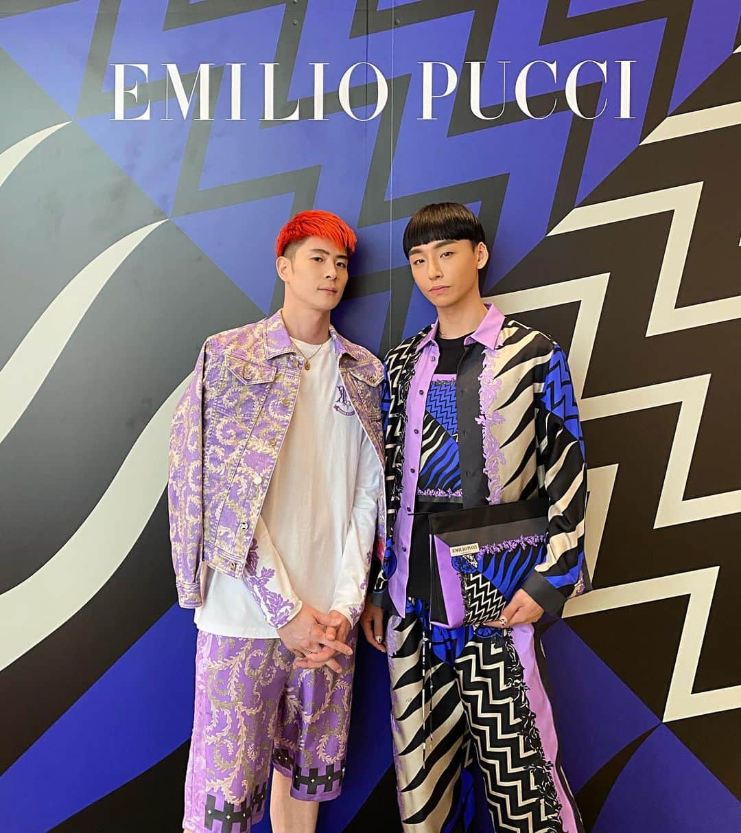 Noah（ノア）のインスタグラム：「Be fun, Be bold, Be graphic.  10月14日まで @parco_shibuya_official #TaikiNoah#EmilioPucci#kochepucci」