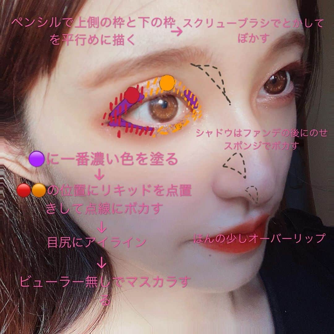 神田麗さんのインスタグラム写真 - (神田麗Instagram)「最近のやり方💄」10月2日 14時09分 - _reite_me