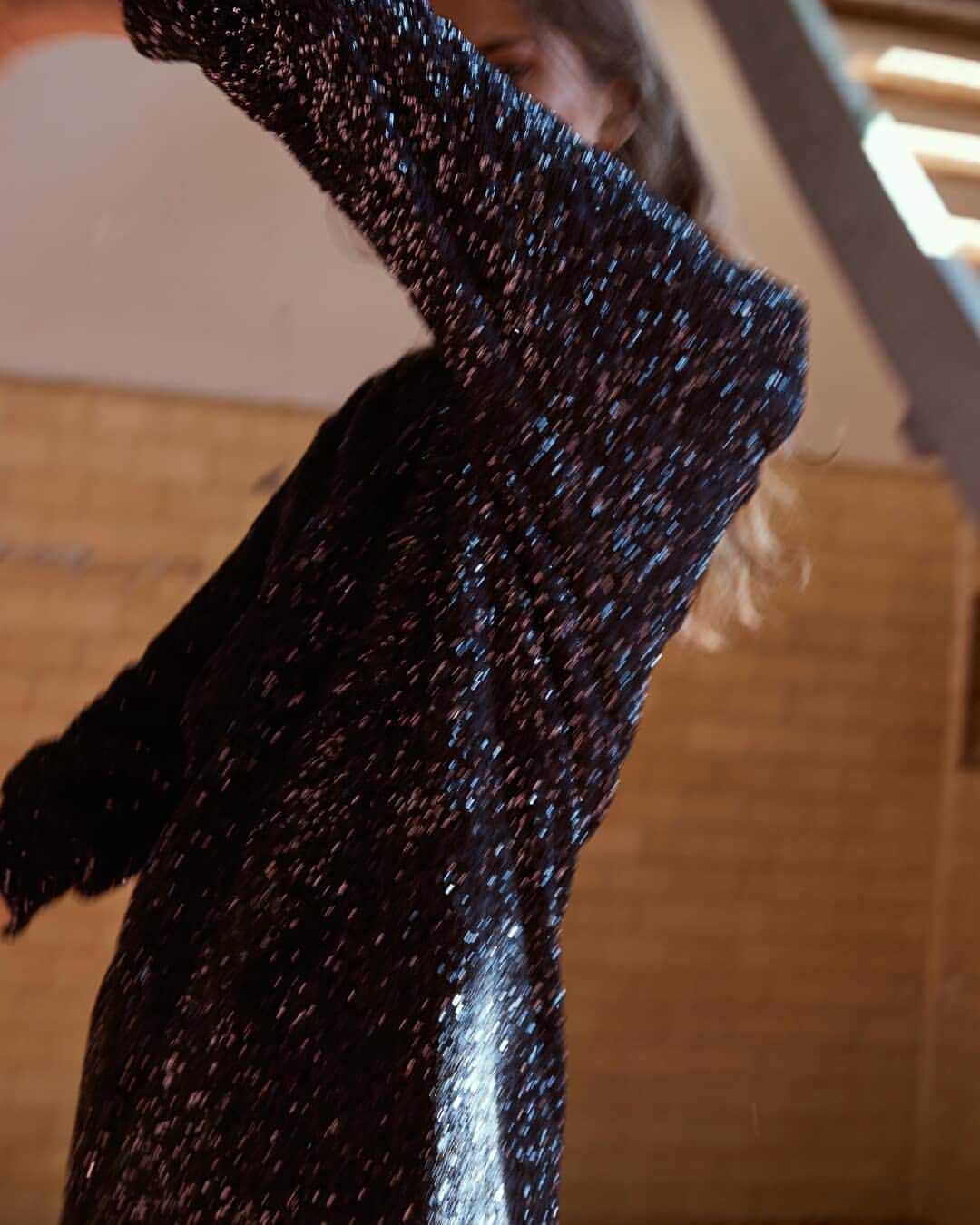 ミーガンパークのインスタグラム：「Get ready to glisten & sparkle in the brand new Sequin Dress, ready for your post lock down celebrations. Online now x」