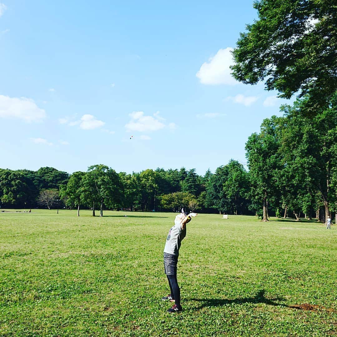 パッパラー河合さんのインスタグラム写真 - (パッパラー河合Instagram)「#小金井公園 #クリール練習会 #8kmジョグでヘロヘロ」10月2日 16時29分 - papala_kawai