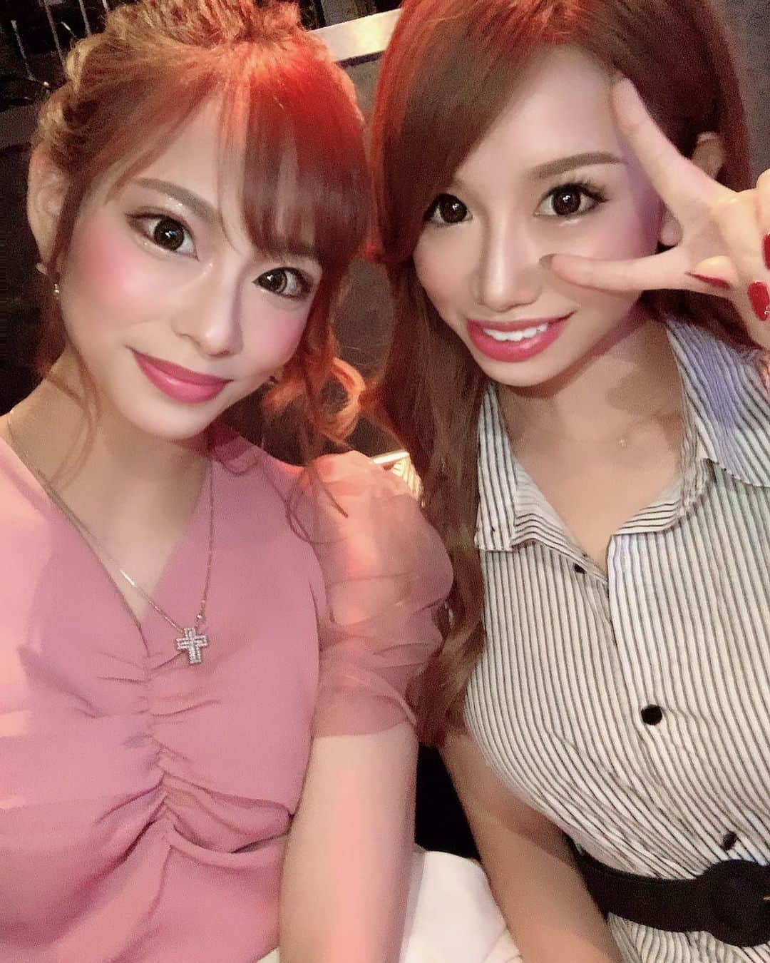 神咲れんのインスタグラム：「ちょっと前にゆきな氏と👭💗﻿ ﻿ 楽しすぎてついつい飲みすぎちゃう🤣﻿ で、お酒弱いこっちがベロベロになる。笑﻿ ﻿ お酒強くなりたい、まじで。。笑﻿ ﻿ ﻿ #キャバクラ﻿ #キャバ嬢﻿ #ファブリック﻿ #歌舞伎町﻿ #アフター #サパー #kabukicho #japan #likeforlikes」