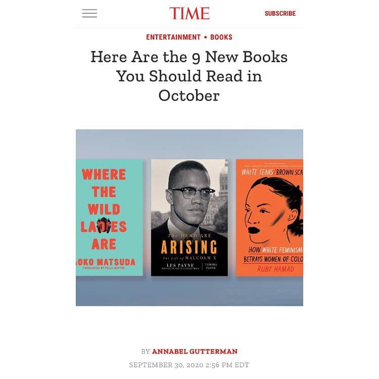 松田青子のインスタグラム：「Surprised to see my Wild Ladies in this @time’s best book list in October😳 Thank you so much!  The book is coming out on Oct.20. タイム誌の選ぶ10月のおすすめ本に『おばちゃんたちのいるところ　Where The Wild Ladies Are』が入っていてびっくりしました。アメリカ版は10月20日刊行です👻👘✨  #wherethewildladiesare #softskullpress」
