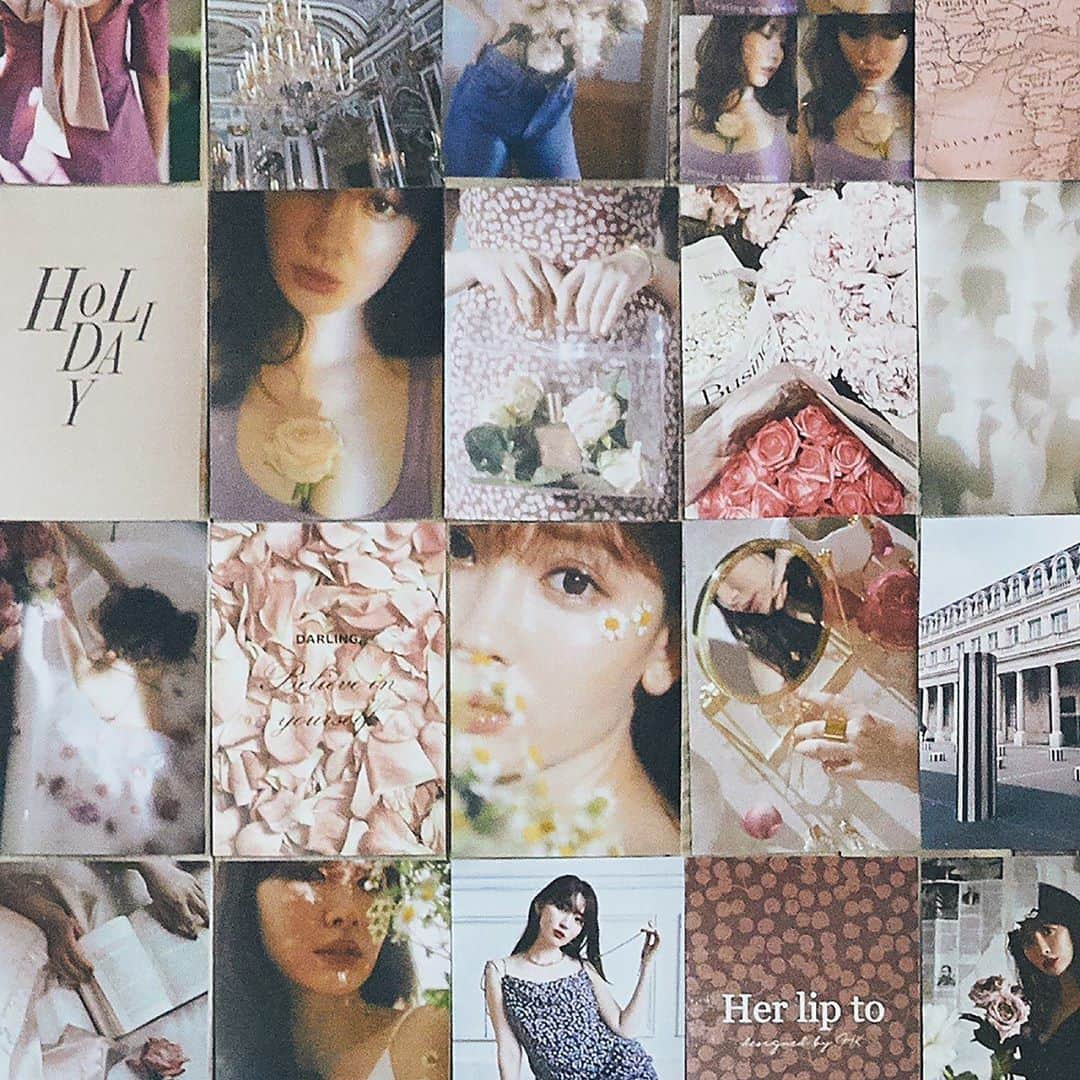 小嶋陽菜さんのインスタグラム写真 - (小嶋陽菜Instagram)「Her  lip to : archive  vol.1✨  Herliptoの写真や撮り下ろし、私が旅した先でのスナップをまとめました🤍お部屋のインテリアにしたり、物撮り写真を可愛いくできるので、お気に入りのドレスと一緒にスナップしてね☺️🎞」10月2日 18時46分 - nyanchan22