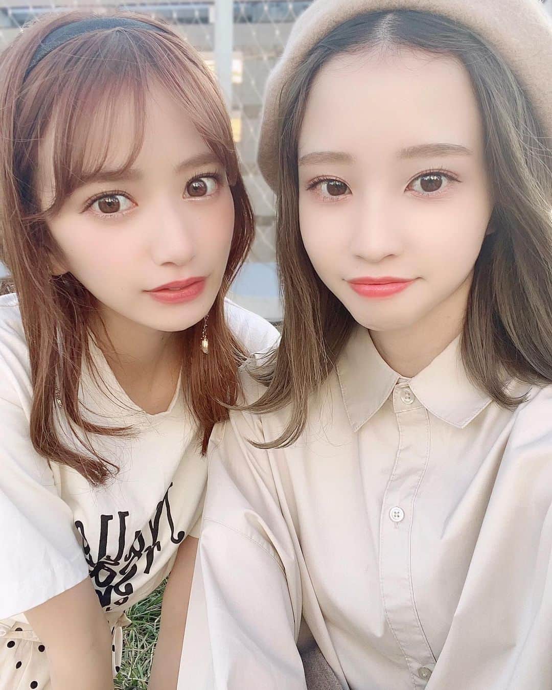 のインスタグラム：「. . まーやんと♥ 宮下パークの芝生永遠に居れちゃうな🥺🌿」