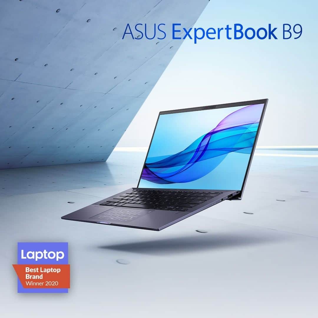 ASUSさんのインスタグラム写真 - (ASUSInstagram)「#ExpertBook B9 was recognized by Laptop Mag as an incredible ultra-lightweight business laptop. We're honored to be the best laptop brand of 2020! 🏆」10月2日 19時55分 - asus