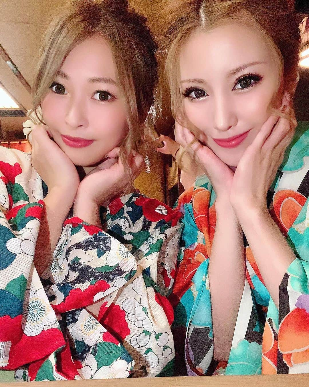 おなぎのインスタグラム：「👘👘👘  #錦#キャバクラ#キャバ嬢 #浴衣  #followｍe」