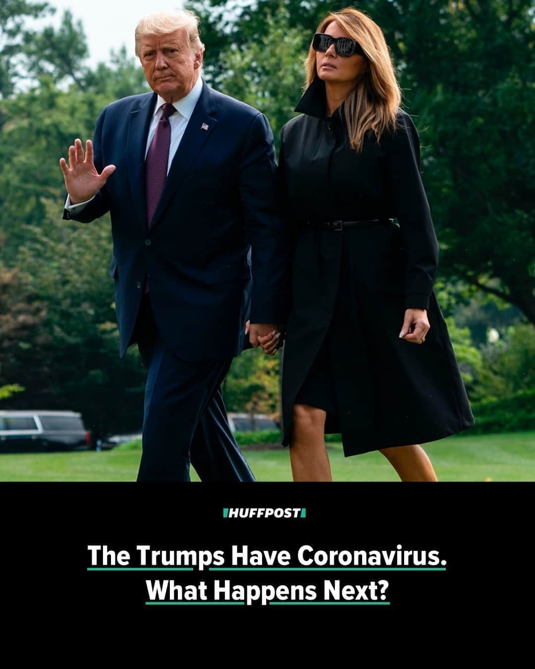 Huffington Postさんのインスタグラム写真 - (Huffington PostInstagram)「President Donald Trump and first lady Melania Trump have tested positive for the coronavirus just days after one of his closest advisers who also had COVID-19 traveled with him aboard Air Force One.  Trump announced the diagnosis in a tweet. In a statement dated Oct. 1, 2020, Dr. Sean Conley, physician to the president, confirmed the diagnosis.  “The President and First Lady are both well at this time, and they plan to remain at home within the White House during their convalescence,” Conley stated.  How has the world reacted? Who else has tested positive in the White House? And what does this mean for the election? Here's what we know so far.  Having tested positive for the virus and therefore self-isolating, the Trumps have been forced to cancel all of their upcoming engagements. The future of Trump’s planned rallies remains uncertain with the president unlikely to be able to attend events in Wisconsin, Florida and Arizona, the Express reported. It is also unclear whether Trump’s positive test will prevent him from attending the second presidential debate, set to take place on Oct. 15 in Miami, Florida.  Global markets dropped in the wake of the announcement of Trump’s positive test, with U.S. shares and oil prices sinking in Asia trading hours.   With the news breaking early Friday morning, most world leaders – at the time of writing – had not yet responded publicly to the news. U.K. Prime Minister Boris Johnson, who has recovered from COVID-19 after falling seriously ill, tweeted: “My best wishes to president Trump and the first lady. Hope they both have a speedy recovery from coronavirus.”  The Trumps are not the first in the White House to test positive for COVID-19 – they themselves took tests after one of Trump's closest aides Hope Hicks was confirmed to have contracted the virus. While waiting for the results of his test following Hicks’ diagnosis, Trump said he had found it difficult to socially distance while meeting members of the armed forces.  He told Fox News: “It’s very hard when you’re with soldiers, when you’re with airmen, when you’re with the marines, and with the police officers, I’m with them so much."  Read more at our link in bio. 📷Getty」10月2日 20時50分 - huffpost