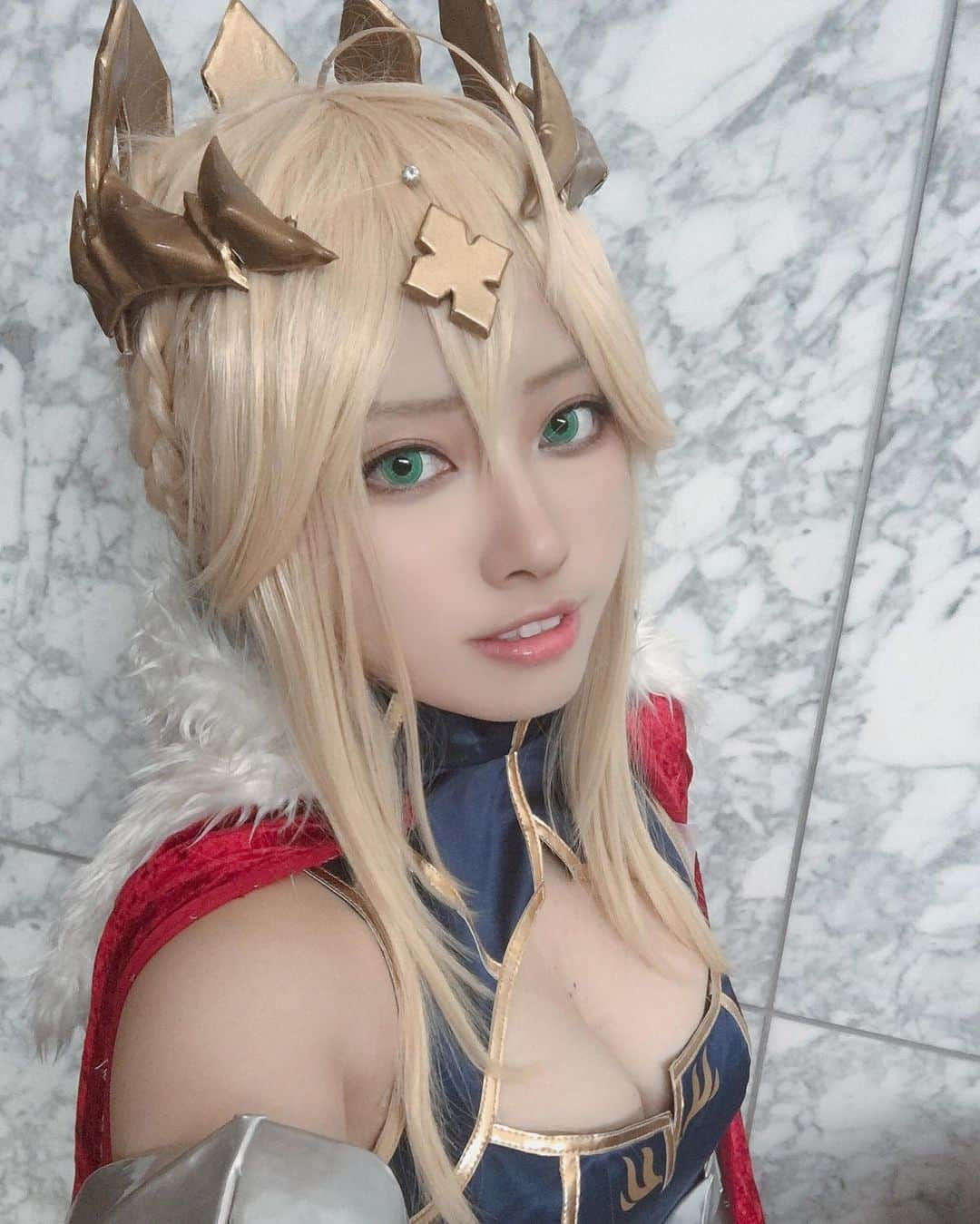 國ぽんずのインスタグラム：「※cosplay  FGO / アルトリアペンドラゴン[ランサー] 冬コミでやった槍王☺️ . . #fate #fategrandorder #fgo #fgocosplay #cosplay #fgoコスプレ #fatego #fateseries #fatecosplay #artoriapendragon #artorialancer #アルトリアペンドラゴン #コスプレ #コスプレイヤー」