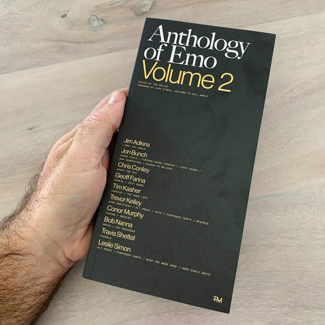 Jimmy Eat Worldさんのインスタグラム写真 - (Jimmy Eat WorldInstagram)「Super excited to get this in the mail from @tommullen Make sure to check this book out! - ZL  anthologyofemo.com」10月3日 6時39分 - jimmyeatworld