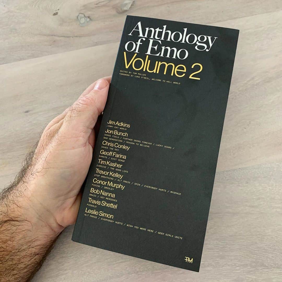 Jimmy Eat Worldのインスタグラム：「Super excited to get this in the mail from @tommullen Make sure to check this book out! - ZL  anthologyofemo.com」
