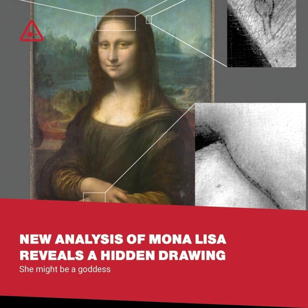 クリス・ハードウィックさんのインスタグラム写真 - (クリス・ハードウィックInstagram)「French scientist Pascal Cotte has announced that Leonardo da Vinci’s masterpiece, Mona Lisa, was originally transferred from a cartoon.⁠ link in bio」10月3日 8時02分 - nerdist