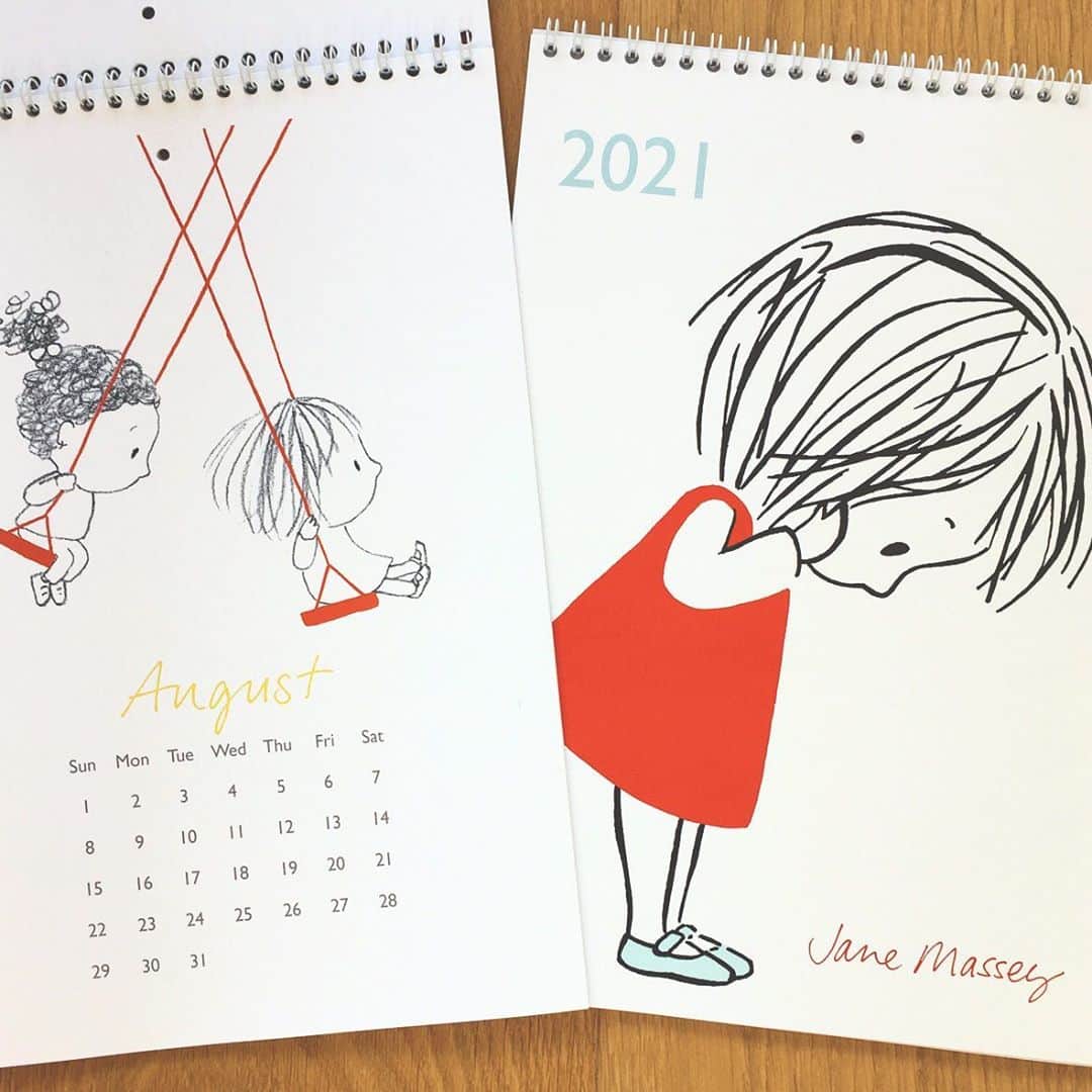 Jane Masseyさんのインスタグラム写真 - (Jane MasseyInstagram)「I’m really excited to add my brand new calendars to my shop (link in bio). Thanks for your great response to my calendar design last week. ❤️ Have a Wonderful weekend! #calendar」10月2日 23時05分 - janemasseyillustration