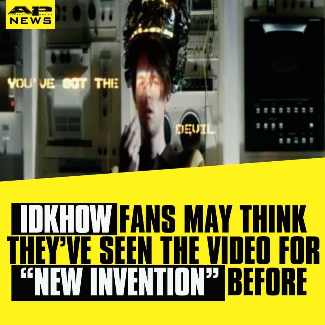 Alternative Pressさんのインスタグラム写真 - (Alternative PressInstagram)「WATCH: If you get the feeling of déjà vu while watching @iDKHOW's video for "New Invention," don't worry, you'll be fine... ⁠ LINK IN BIO⁠ .⁠ .⁠ .⁠ #idkhow #idkhowbuttheyfoundme #idontknowhowbuttheyfoundme #newinvention #altpress #alternativepress」10月2日 23時27分 - altpress