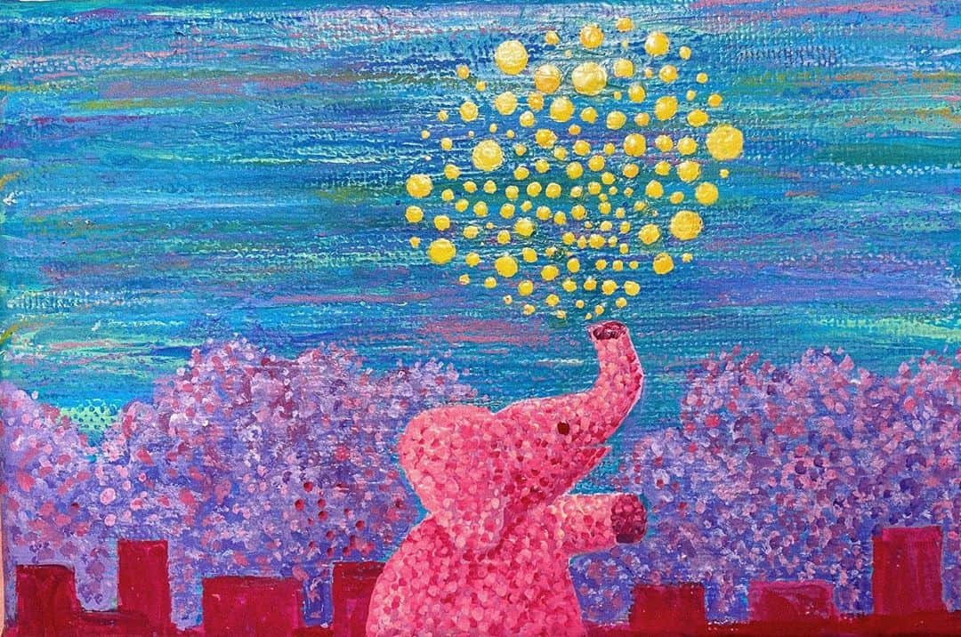 DAOKOのインスタグラム：「elephant #illustration」